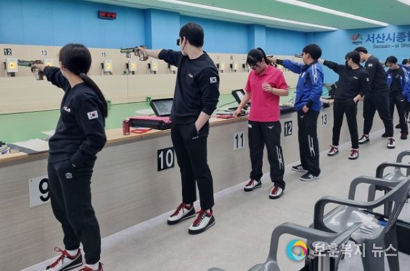 2022 동아시아 유스 공기총 사격대회 모습