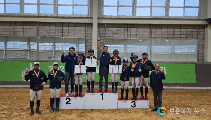 진안군 유소년 승마단 2022년 전국생활체육대축전 입상