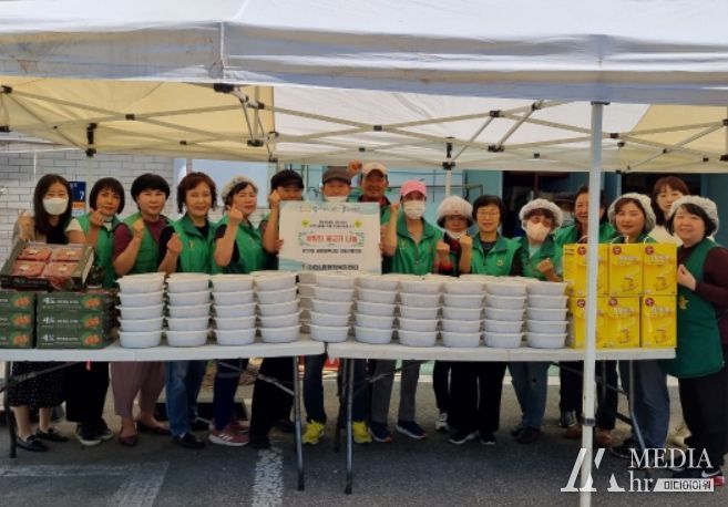 하안1동 새마을부녀회·지도자협의회 불고기 나눔