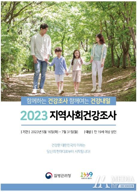 2023년 지역사회건강조사 포스터