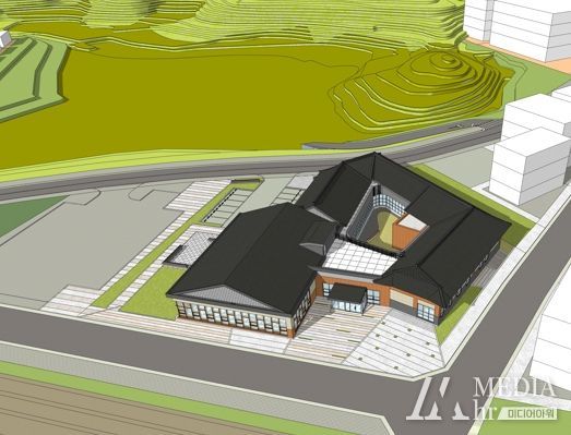 부여카누종합훈련센터 조감도