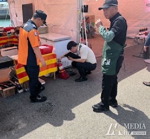 고흥군, 녹동바다불꽃축제 앞두고 합동 안전점검 실시