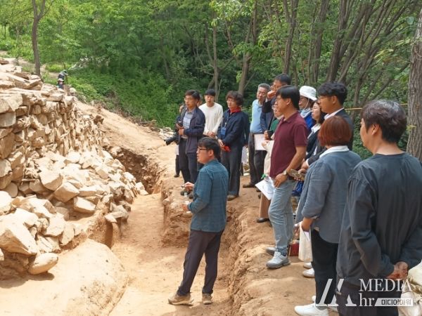 거창군, 분산성 발굴 조사 현장 공개