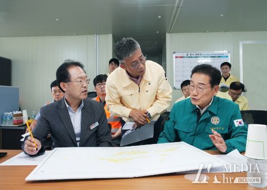 경부선 금호·대창 하이패스IC 설치공사 현장점검