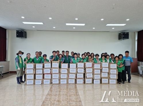 경남 고성 거류면 새마을협의회, 사랑나눔 실천을 위한 물품 나눔 행사