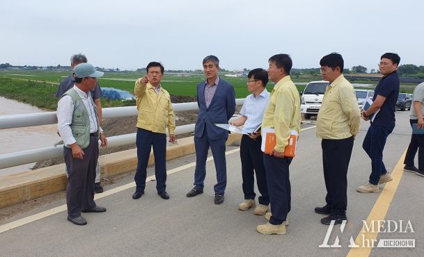 이학수 정읍시장 수해지역 현장방문...신속한 피해상황파악·복구 지시