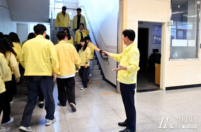 장수군, 공습대비 민방위 대피 훈련 실시