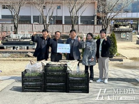 거창창포원, 세미원(경기제1호지방정원)과 우호교류 정원조성