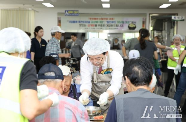 (주)기업물류 옥천터미널, 원민푸드 초복 맞이 삼계닭 후원